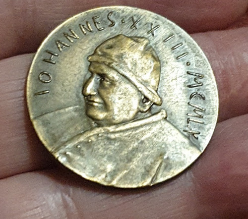 Medaglia papa giovanni xxiii - papa,