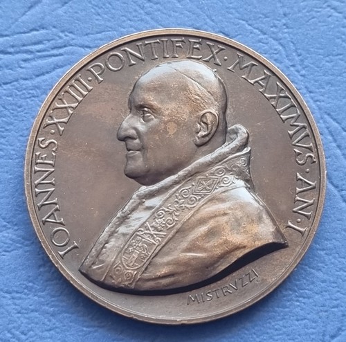 Medaglia annuale bronzo papa - medaglia,
