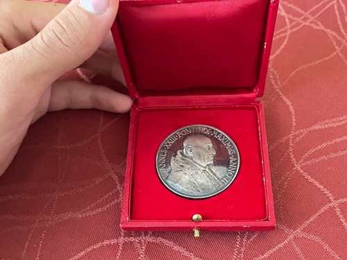 Medaglia argento 1960 papa - argento,