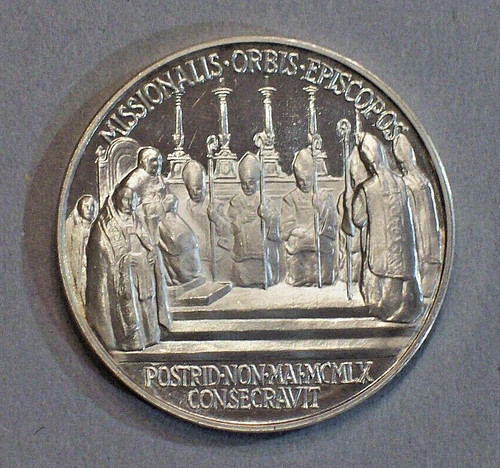 Medaglia argento papa - argento, giovanni