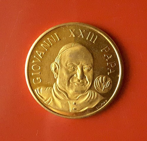 Medaglia giovanni xxiii papa - medaglia,