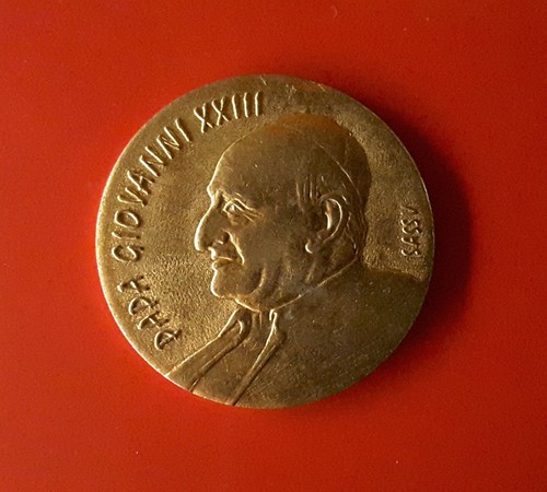 Medaglia papa giovanni xxiii - medaglia,