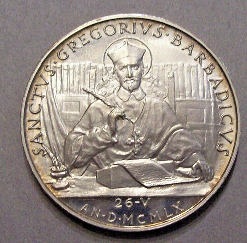 Medaglia argento papa - papa, giovanni